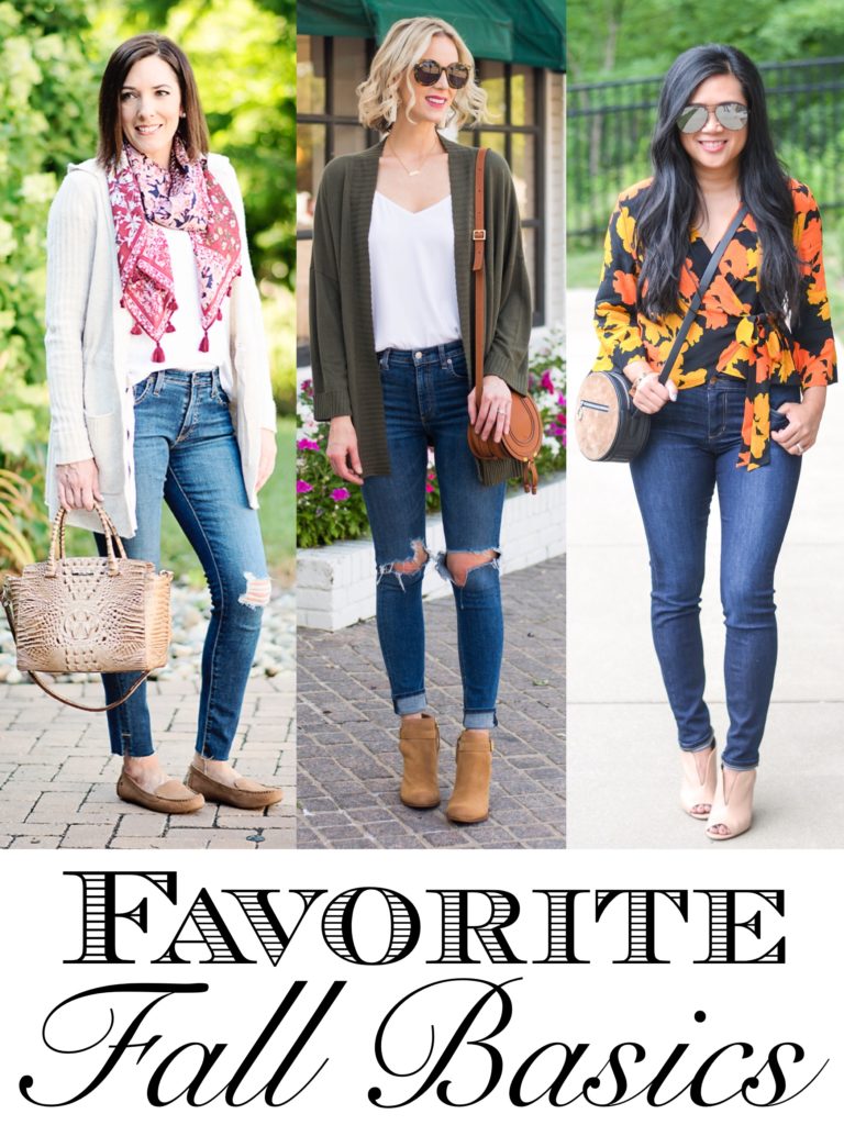 Favorite Fall Wardrobe Basics #FashionFriday
