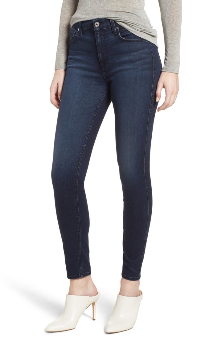 7 For All Mankind(R) b(air) High Waist Ankle Skinny Jeans