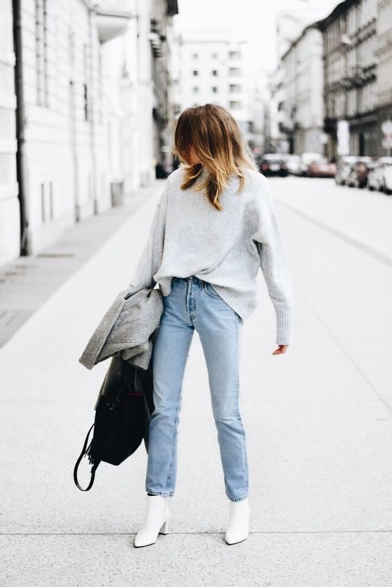 How to Wear White Booties