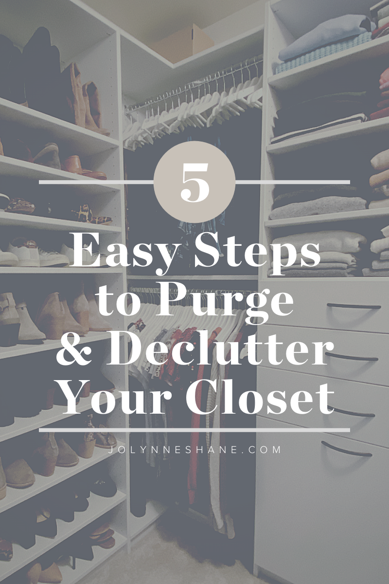 How to Purge Your Closet & Love Your Wardrobe