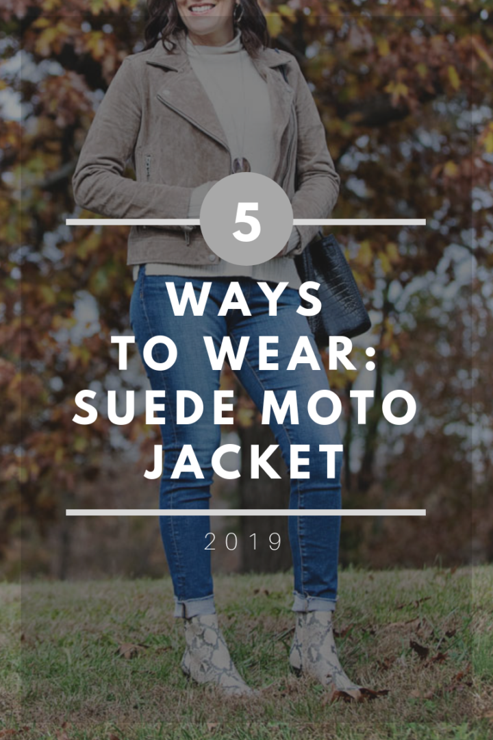 5 Ways to Wear a Suede Moto Jacket