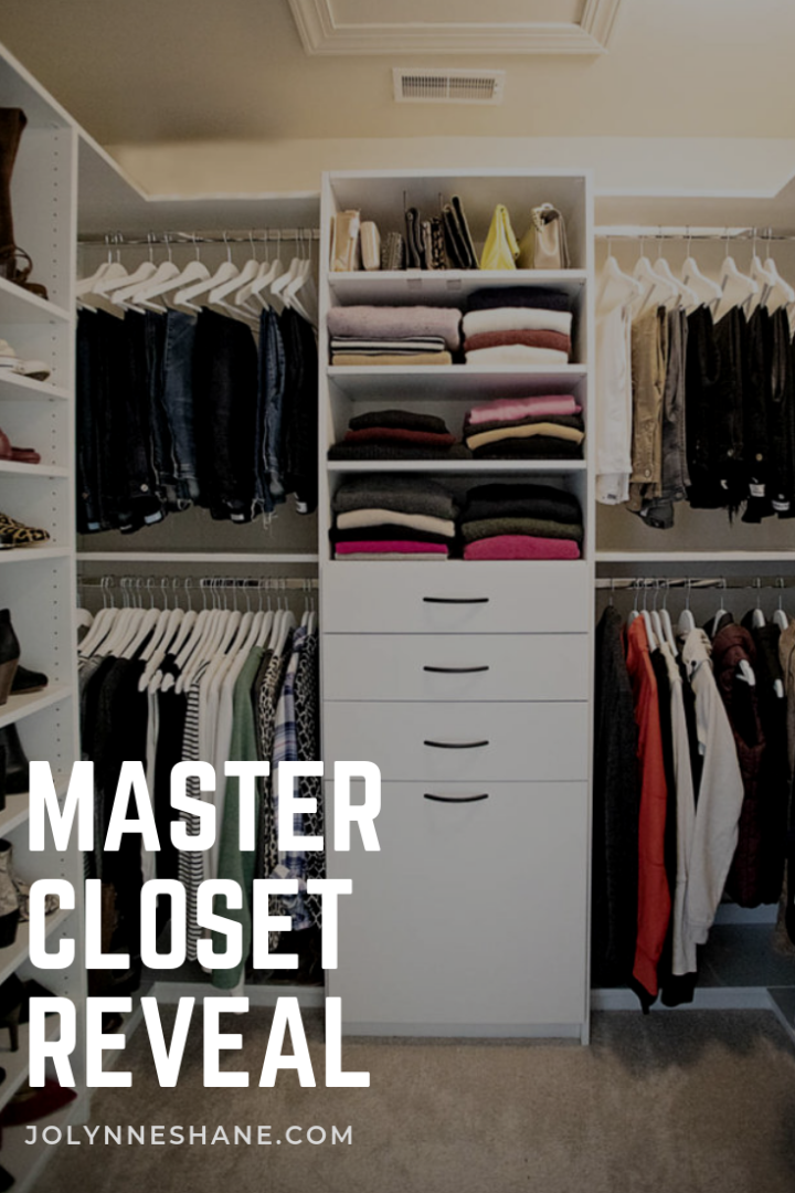 My Master Bedroom Closet Reveal