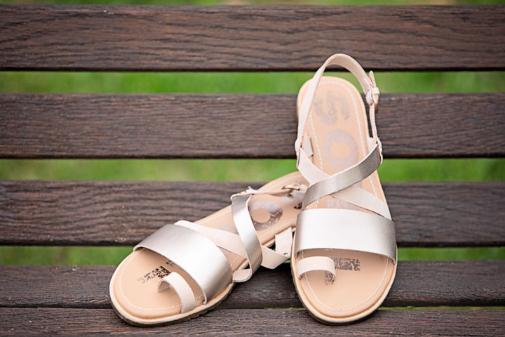Sorel Ella Crisscross Toe-Ring Sandals