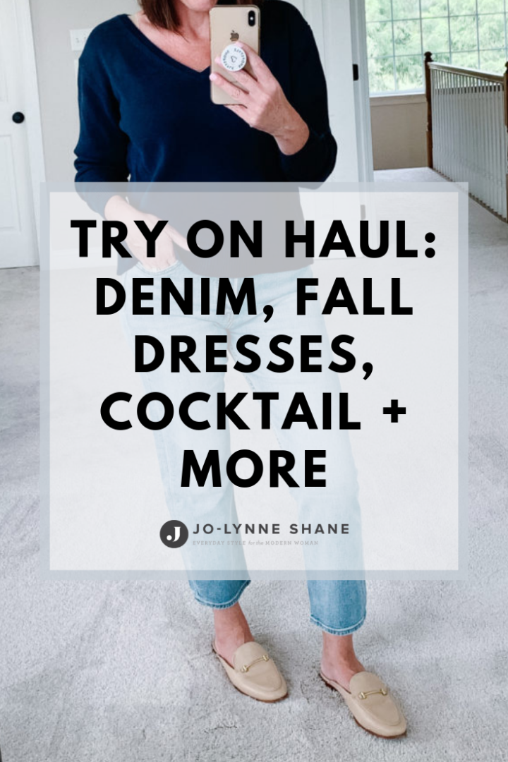 Try On Haul: Denim, Fall Dresses, Cocktail Attire + More