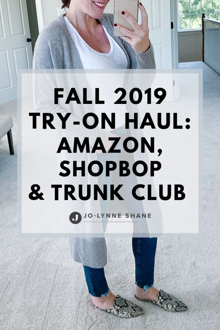 Try-On Haul: Amazon, Shopbop, & Trunk Club