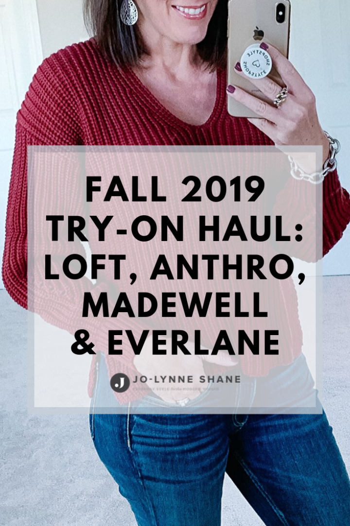Try-On Haul: LOFT, Anthro, Madewell & Everlane