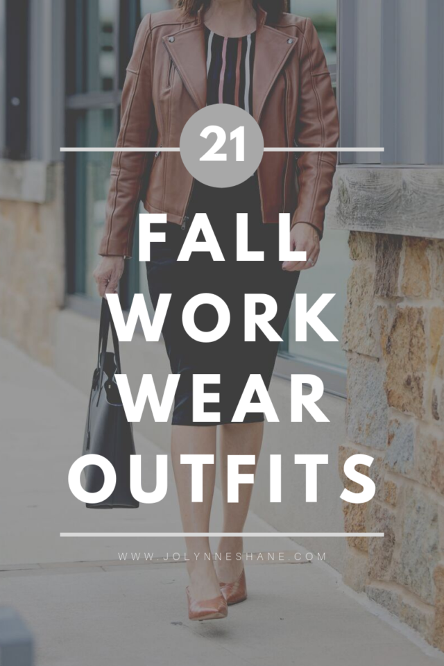 Fall Work Wear Inspiration