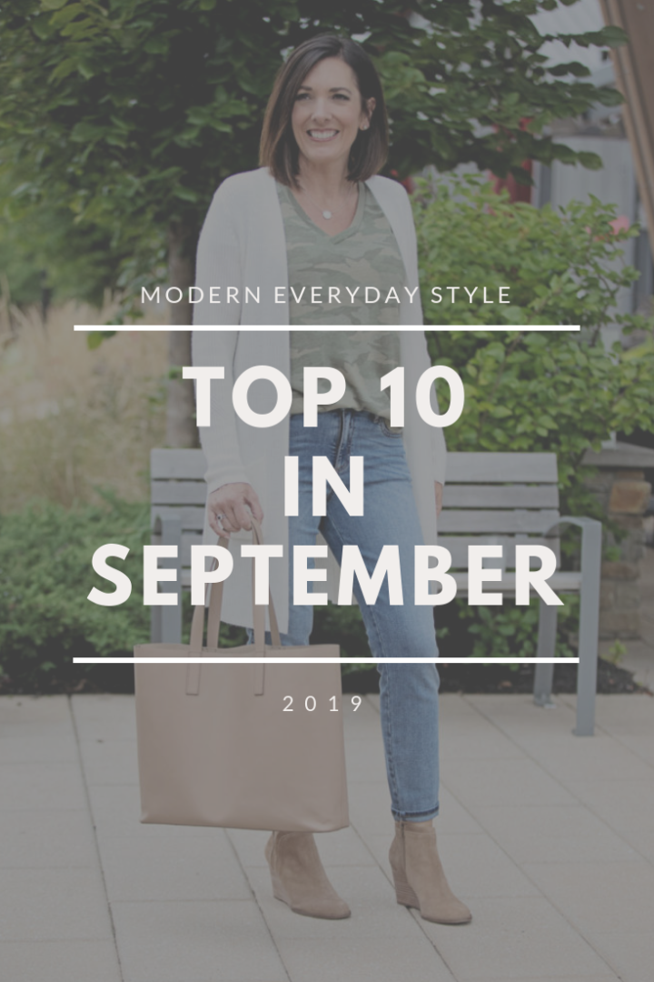 TOP TEN IN SEPTEMBER:These are my ten most popular blog posts and retail products from September 2019.