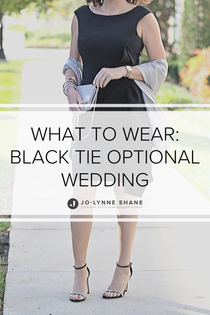 What to Wear to a Black Tie Optional Wedding
