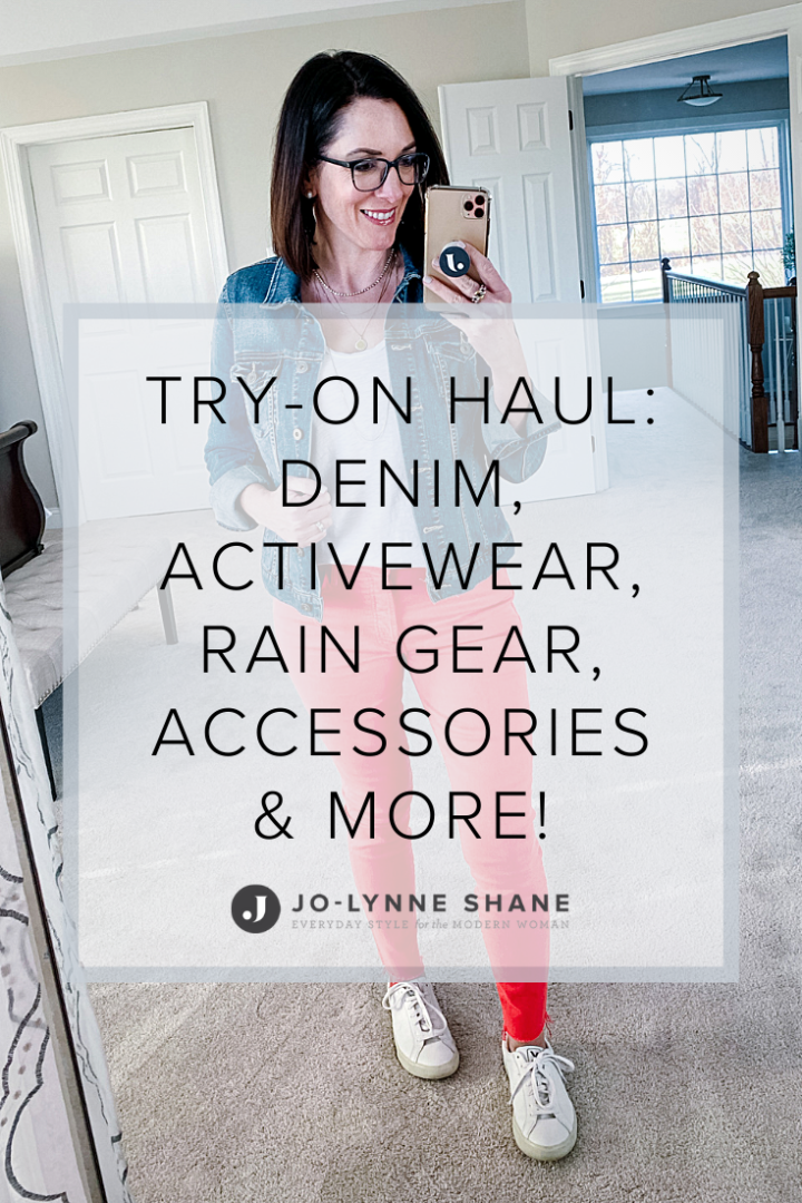 Try-On Haul: Denim, Activewear, Rain Gear, Accessories & More!