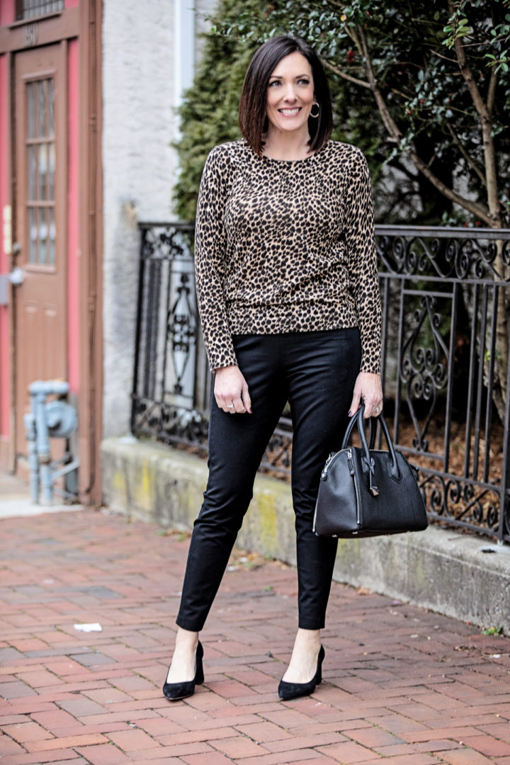 How to Wear Leopard Print Pants for the Office: 5 Cute Outfit