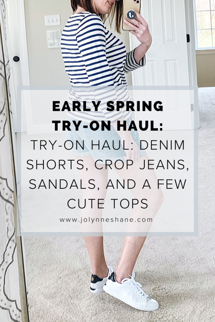 Try-On Haul: Denim Shorts, Jeans, Sandals, and a Few Cute Tops