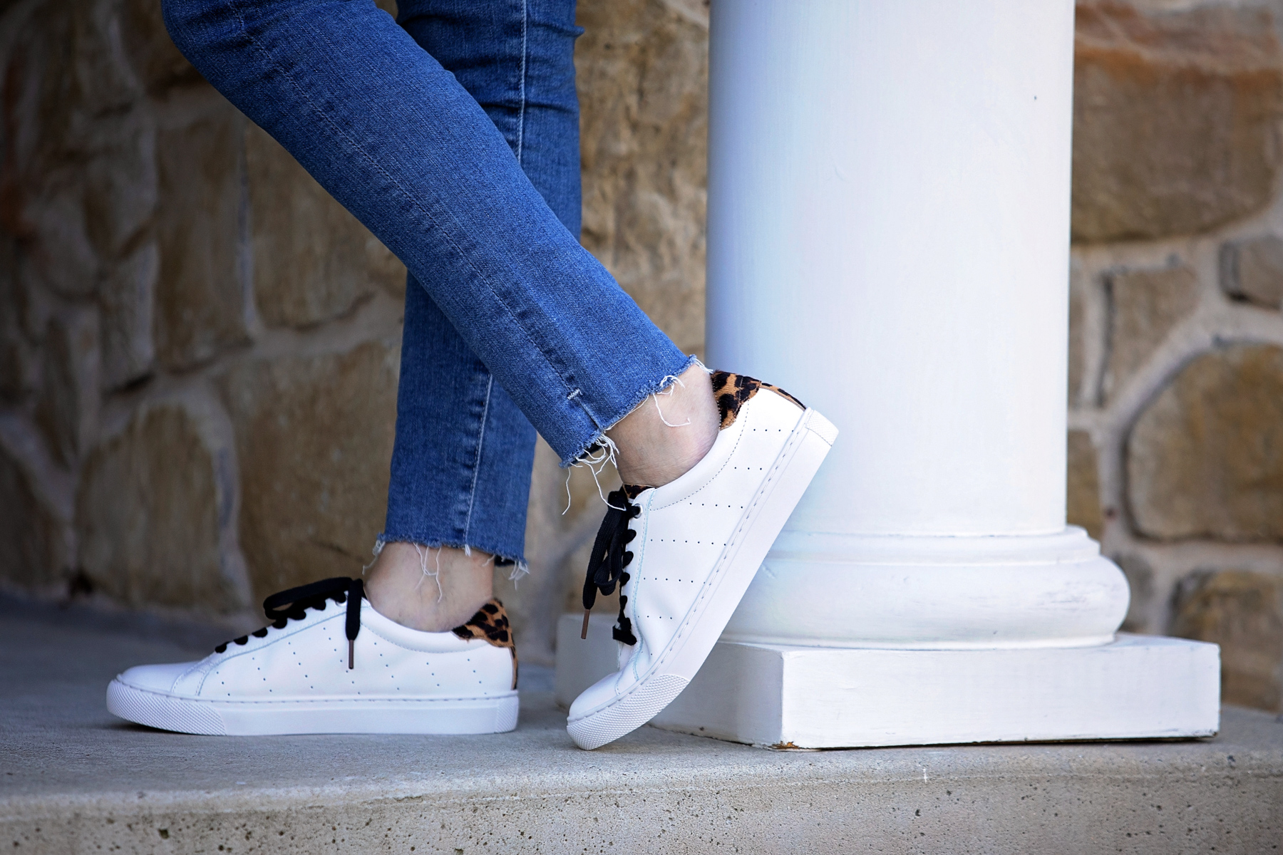 A Fun Way to Wear Fashion Sneakers for Fall | Jo-Lynne Shane
