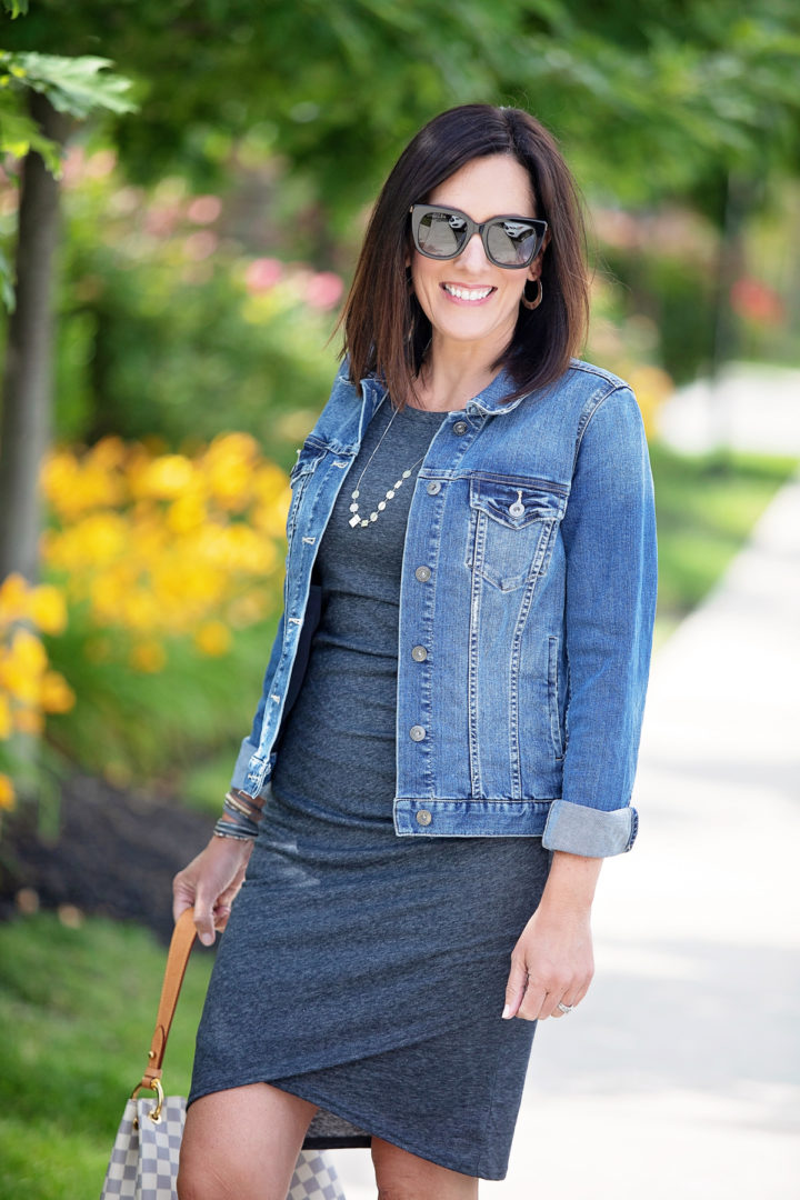 The Leith Ruched Tank Dress Styled | Jo-Lynne Shane