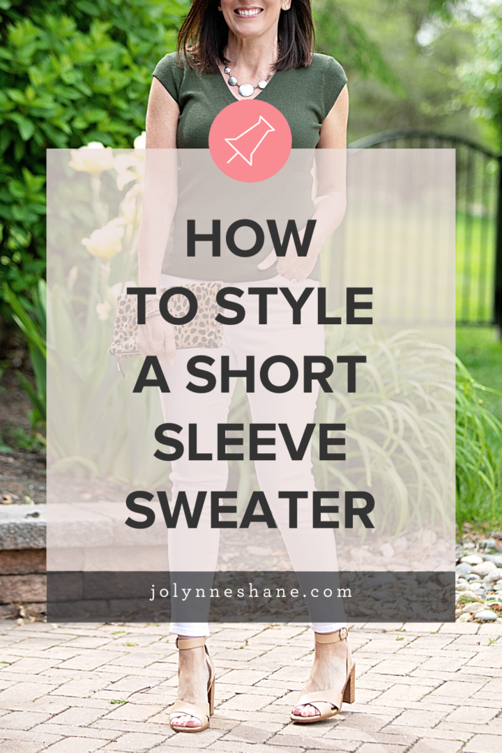short sleeve sweater outfit for summer: 22 days of summer fashion