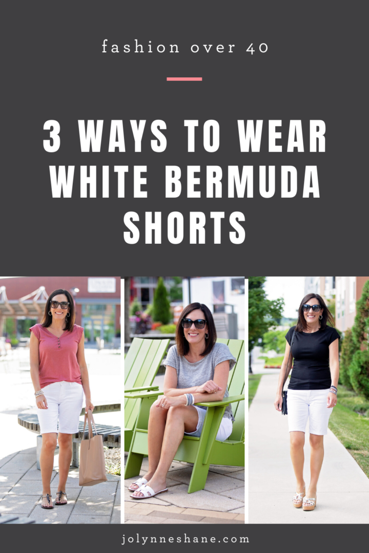 White Bermuda Shorts 3 Ways