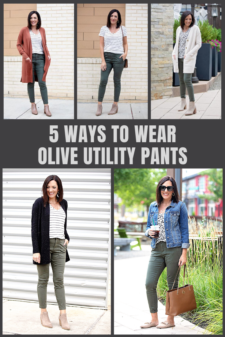 5 Ways to Wear Olive Utility Pants