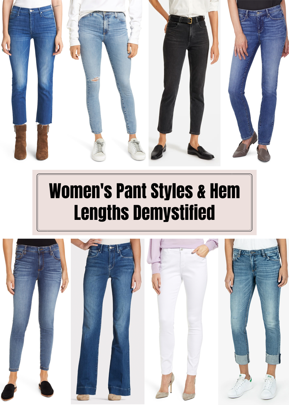 different jean styles