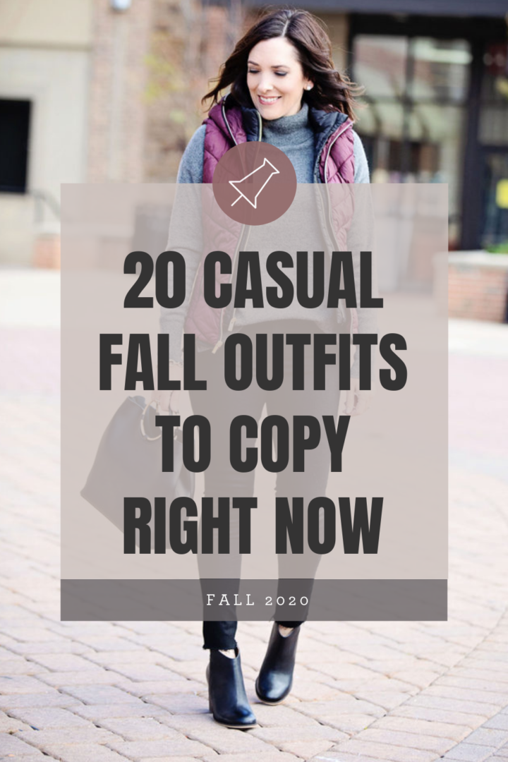 20 CASUAL FALL OUTFIT IDEAS FOR 2020