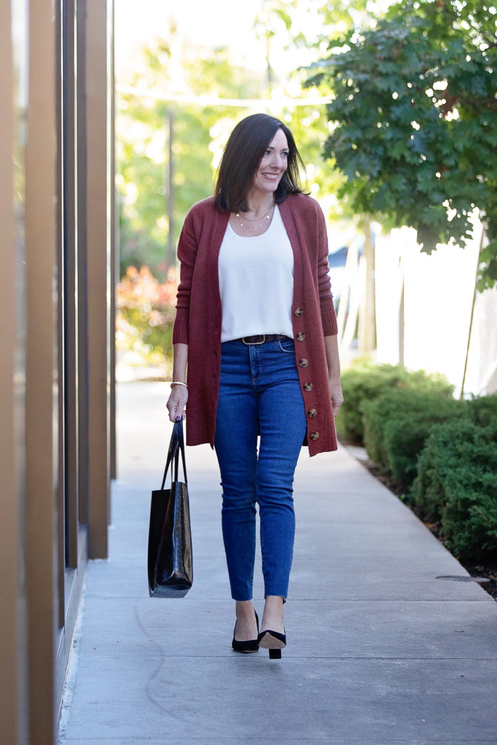 Elevated Fall Basics: 2 Effortless Fall Outfits with Ann Taylor
