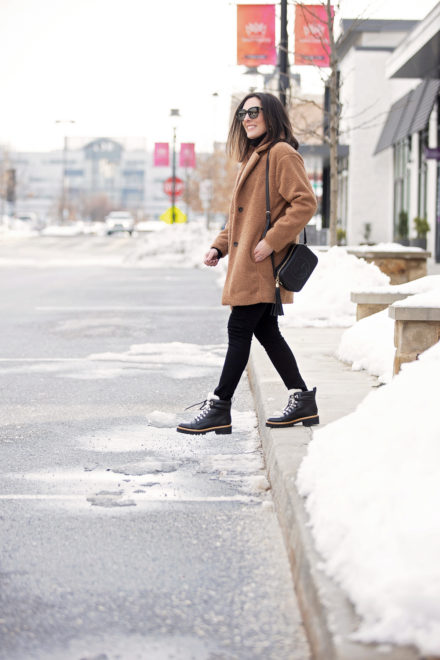 Winter Teddy Coat Outfit