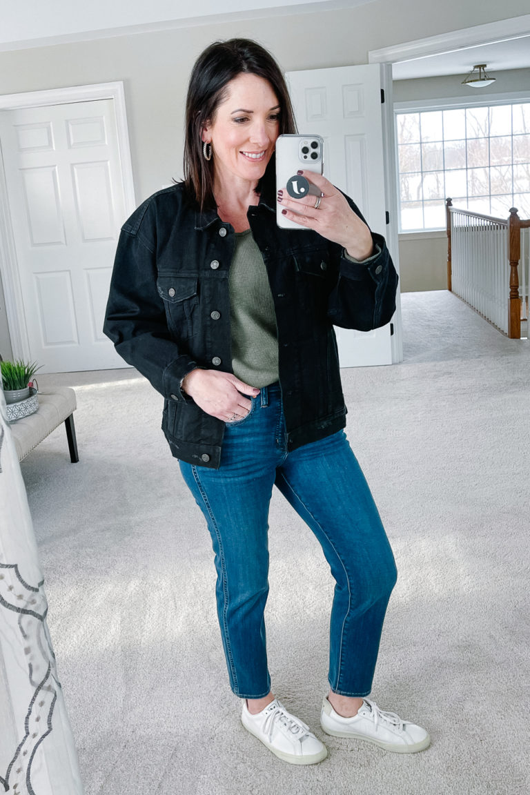 Weekend Try-On Haul, Part II: Sneakers, Transition Tops & Spring Jackets