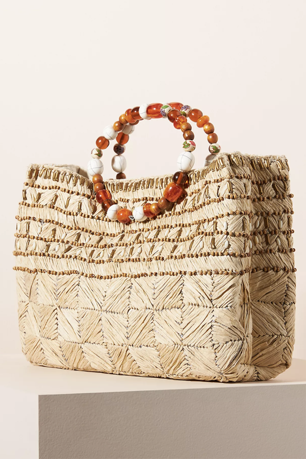Top Handbag Trends for Spring 2021: Straw and Rattan