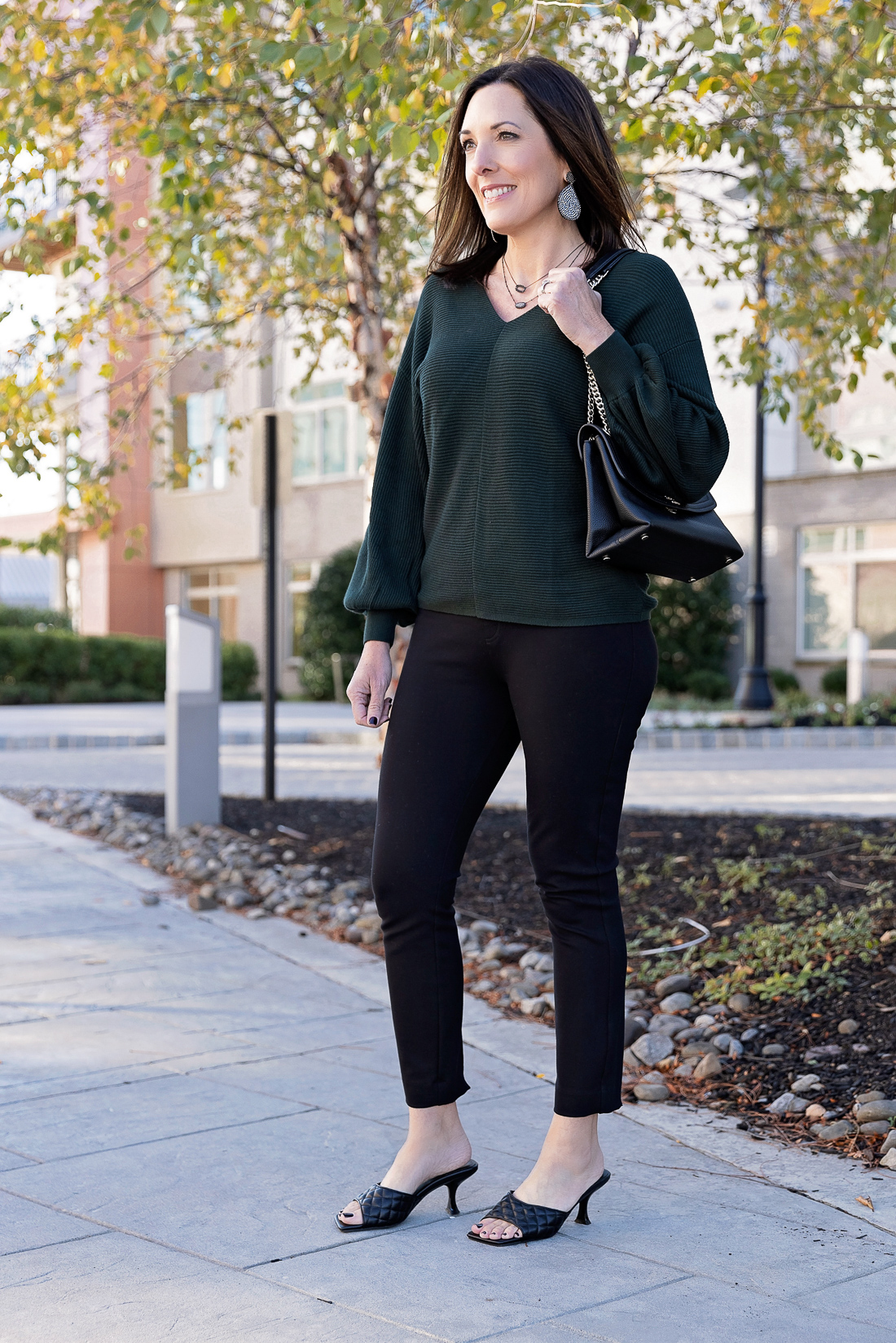 2 Easy Holiday Looks with Black Pants