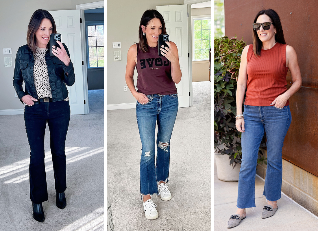 How to Wear Crop Flares for Fall