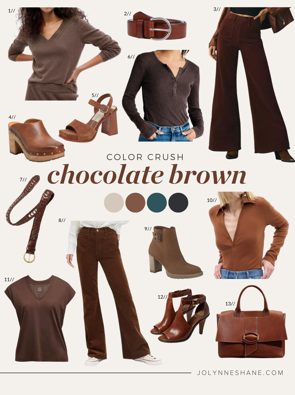 Fall Color Trend to Try: Chocolate Brown
