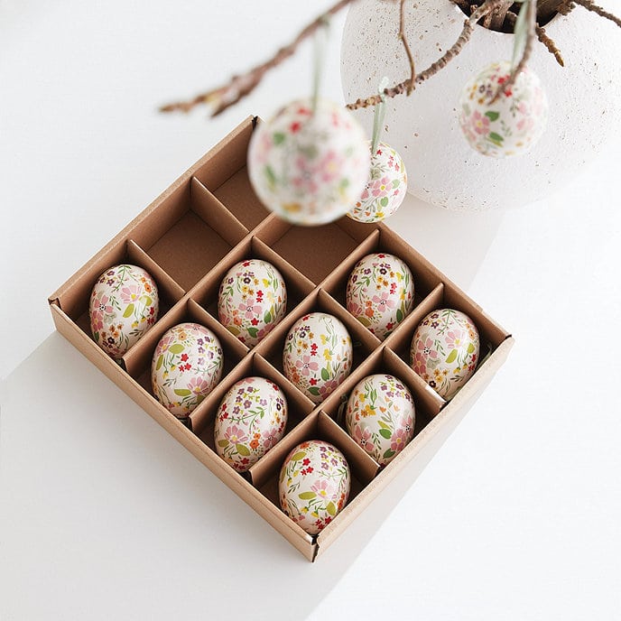 Hanging Easter Eggs Set of 12