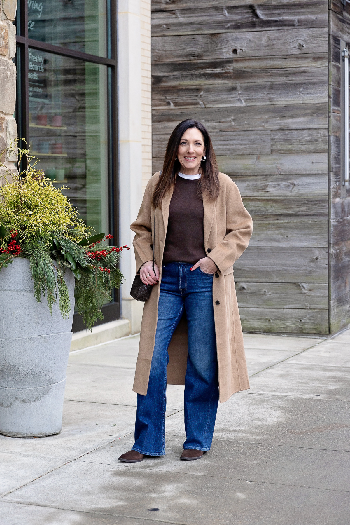 3 Easy Styling Tips to Update a Jeans-and-Sweater Outfit